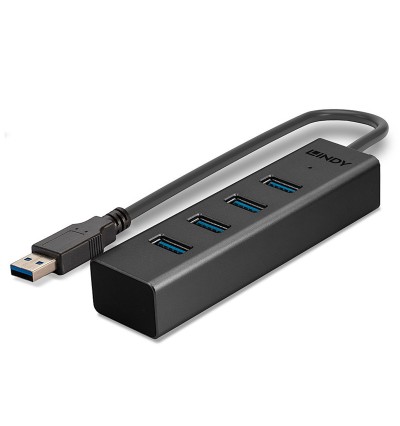 HUB USB 3.0 4-portowy - Lindy 43324