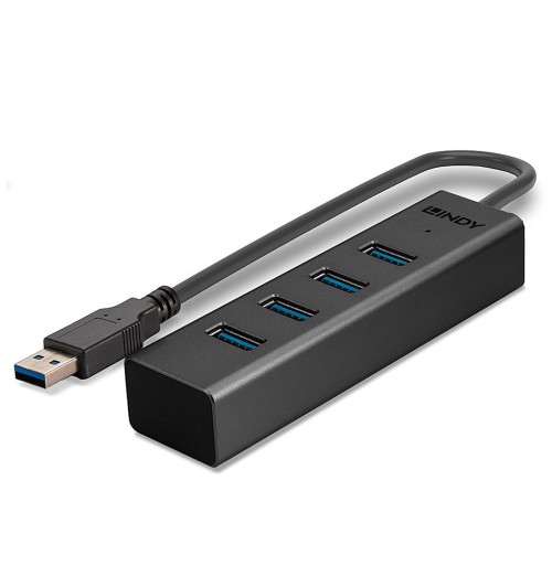 HUB USB 3.0 4-portowy - Lindy 43324