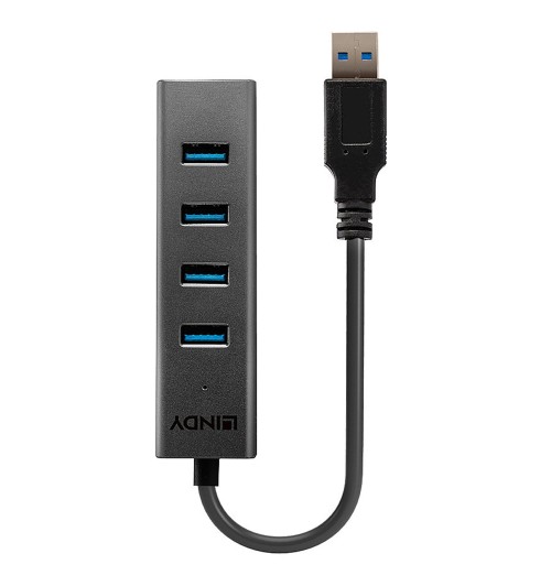 HUB USB 3.0 4-portowy - Lindy 43324