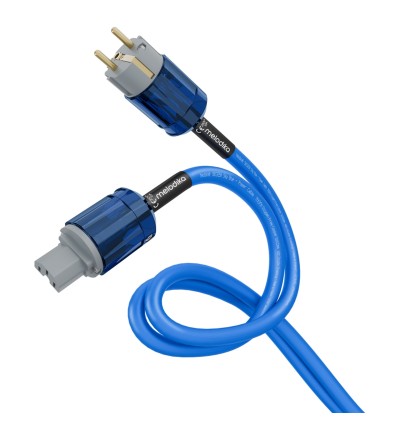Melodika SBP20 Sky Blue - Kabel zasilający z uziemieniem Schuko - IEC C13 2m