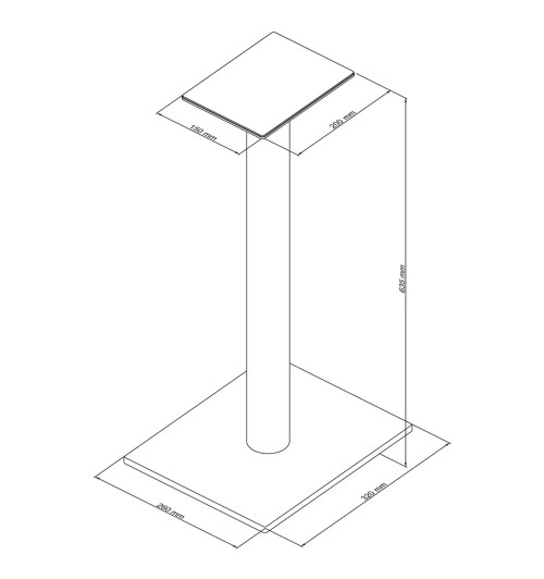 Argon Audio Monno 60 - Podstawki / stojaki podłogowe do kolumn głośnikowych (para)