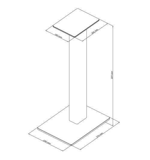 Argon Audio Kontur 60 - Podstawki / stojaki podłogowe do kolumn głośnikowych (para)