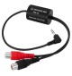 Monacor FGA-30 - Izolator masy 2x RCA - 3.5mm Jack stereo