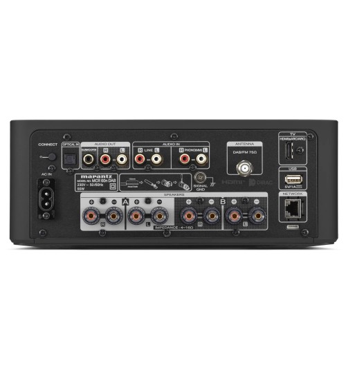 Marantz MCR 60n DAB - Wzmacniacz Hi-Fi All-in-One z odtwarzaczem CD, HEOS™, HDMI eARC i Phono MM