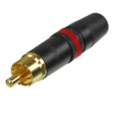 Pozłacany wtyk RCA REAN / Neutrik NYS-373