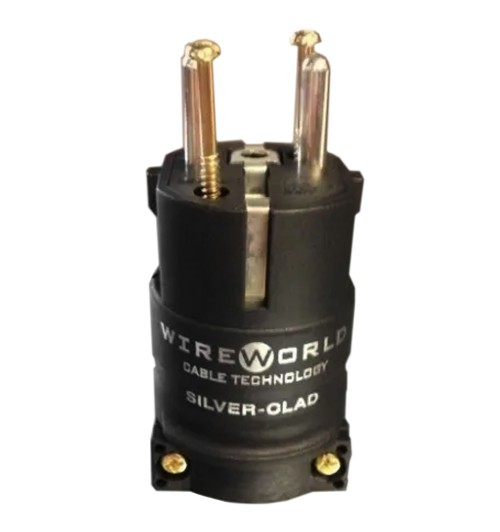WireWorld Silver-Clad OFC Copper 16A wtyk Schuko (EU) - Wymienny posrebrzany wtyk zasilający Schuko 16A/250V