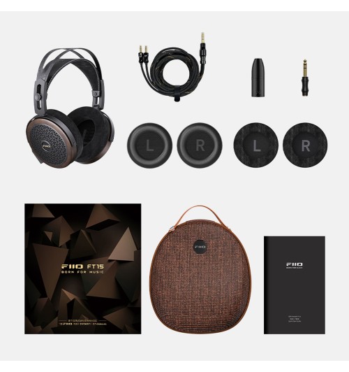 FiiO FT15 - Słuchawki nauszne planarne otwarte Hi-Res Audio