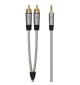QED Performance J2P Jack-RCA QE7737 - Kabel interkonekt audio stereo 3,5mm Jack - 2x RCA 3m