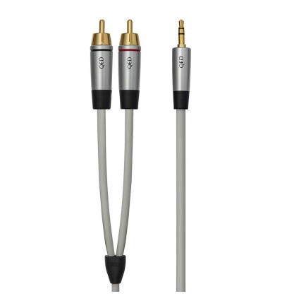 QED Performance J2P Jack-RCA QE7737 - Kabel interkonekt audio stereo 3,5mm Jack - 2x RCA 3m
