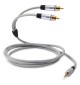QED Performance J2P Jack-RCA QE7737 - Kabel interkonekt audio stereo 3,5mm Jack - 2x RCA 3m