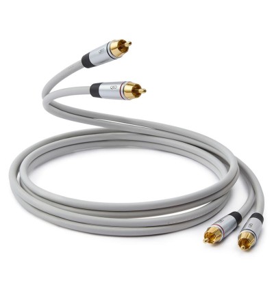 QED Performance Audio RCA Interconnect QE7701 - Kabel interkonekt audio 2x RCA - 2x RCA 0,75m