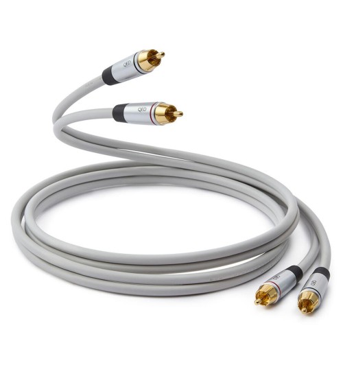 QED Performance Audio RCA Interconnect QE7701 - Kabel interkonekt audio 2x RCA - 2x RCA 0,75m