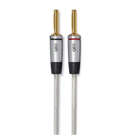 QED Performance Speaker Cable QE7601 - Komplet konfekcjonowanych kabli głośnikowych 2.5 mm² (AWG14) 2 x 2m
