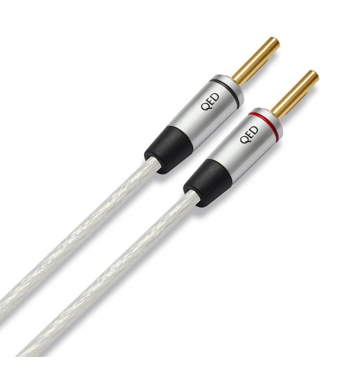 QED Performance Speaker Cable QE7601 - Komplet konfekcjonowanych kabli głośnikowych 2.5 mm² (AWG14) 2 x 2m