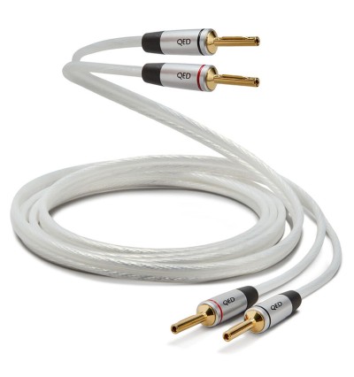 QED Performance Speaker Cable QE7604 - Komplet konfekcjonowanych kabli głośnikowych 2.5 mm² (AWG14) 2 x 3m