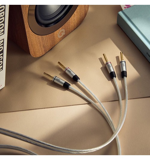 QED Performance Speaker Cable QE7607 - Komplet konfekcjonowanych kabli głośnikowych 2.5 mm² (AWG14) 2 x 5m