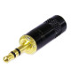 Wtyk mini Jack 3.5 STEREO przewód 8mm REAN / Neutrik NYS 231BG-LL