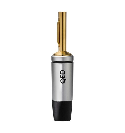 QED Performance Plugs QE7631 - Pozłacany wtyk głośnikowy bananowy