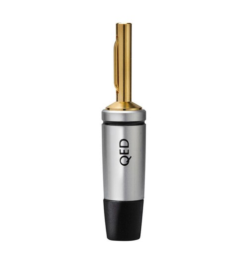 QED Performance Plugs QE7631 - Pozłacany wtyk głośnikowy bananowy