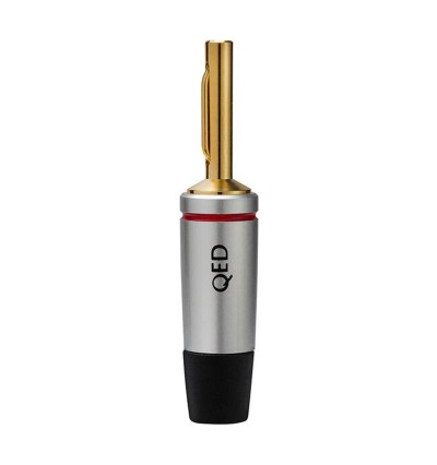 QED Performance Plugs QE7631 - Pozłacany wtyk głośnikowy bananowy