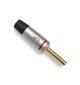 QED Performance Plugs QE7631 - Pozłacany wtyk głośnikowy bananowy