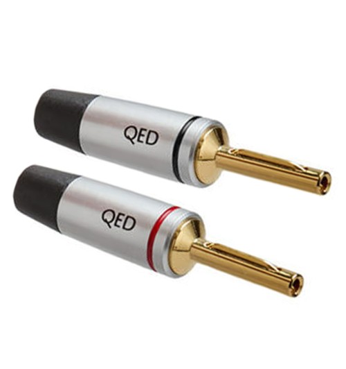 QED Performance Plugs QE7631 - Pozłacany wtyk głośnikowy bananowy