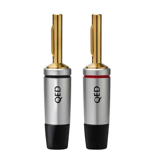 QED Performance Plugs QE7631 - Pozłacane wtyki głośnikowe bananowe (para)