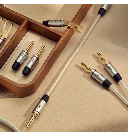 QED Performance Plugs QE7631 - Pozłacane wtyki głośnikowe bananowe (para)