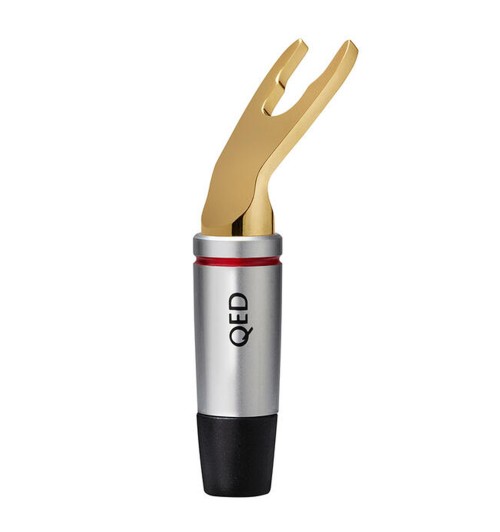 QED Performance Spades QE7634 - Pozłacany wtyk głośnikowy widełkowy