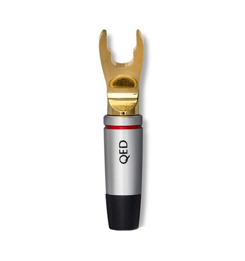 QED Performance Spades QE7634 - Pozłacany wtyk głośnikowy widełkowy