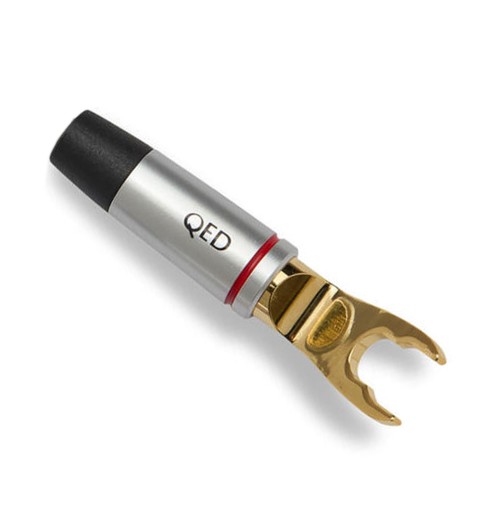 QED Performance Spades QE7634 - Pozłacany wtyk głośnikowy widełkowy