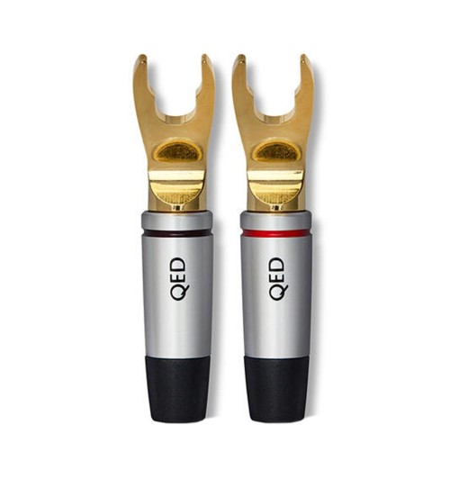 QED Performance Spades QE7634 - Pozłacany wtyk głośnikowy widełkowy
