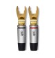 QED Performance Spades QE7634 - Pozłacane wtyki głośnikowe widełkowe (para)