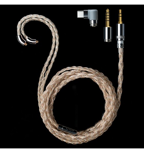 FiiO LC-RE PRO 2025 - Kabel słuchawkowy MMCX z wymiennymi wtykami