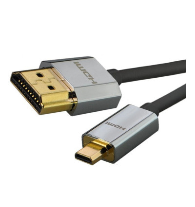 Kabel slim 2.0 HDMI - micro HDMI Lindy CROMO
