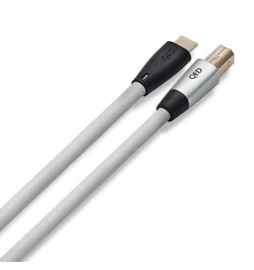 QED Performance USB C-B QE7844 - Profesjonalny kabel USB-C do USB-B 1,2m