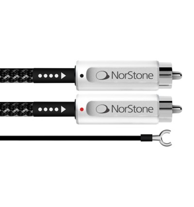 NorStone Jura RCA + Ground Wire interkonekt 2 RCA + uziemienie 0,6m | WYSYŁKA 24h