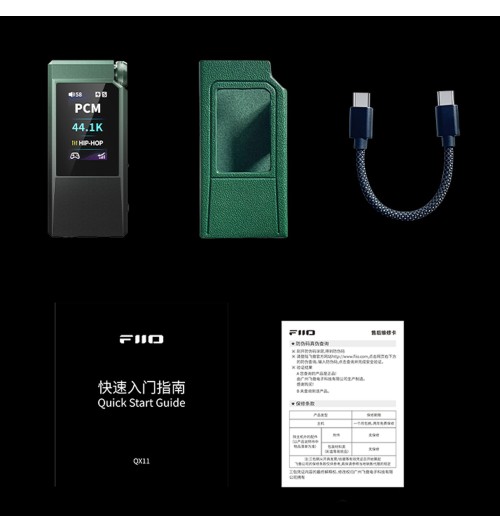 FiiO QX11 - Przenośny wzmacniacz słuchawkowy z DAC Hi-Res