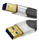 Kabel USB 3.0 Lindy Cromo typu A - B