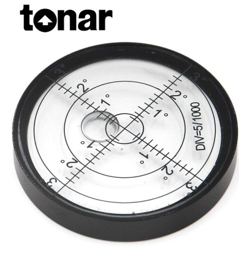 Tonar Luxlevel Black – poziomica gramofonowa