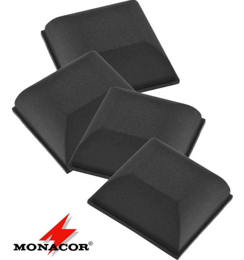Monacor HF-10 - gumowe nóżki do kolumn DIY (2 sztuki)