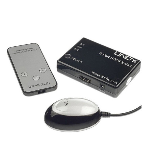 Switch (przełącznik) HDMI 3-1 Lindy 38033