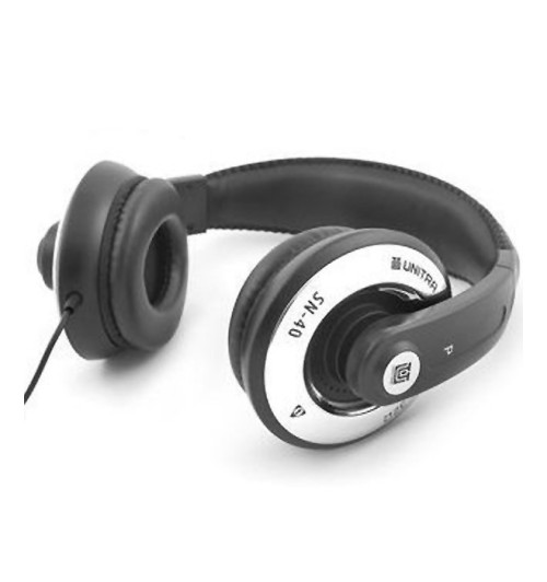 Słuchawki UNITRA SN-40CH czarno-chromowane