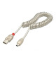 Kabel (przewód) USB A - mini B spiralny Lindy 31925