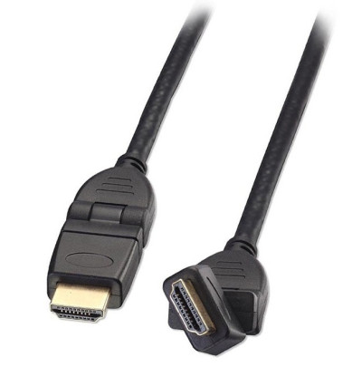 Kabel HDMI 1.4/2.0 obrotowy Lindy 41518 High Speed 5m