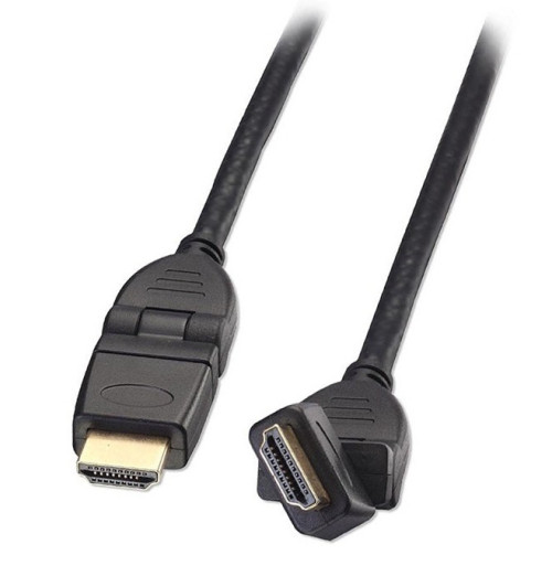 Kabel HDMI 1.4/2.0 obrotowy Lindy 41518 High Speed 5m