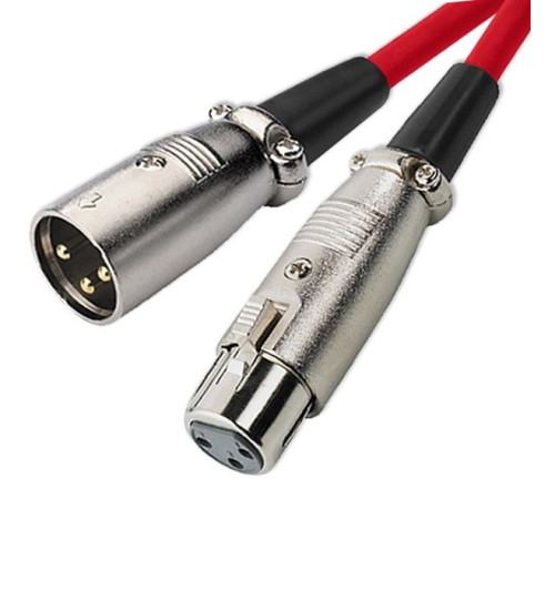 Kabel XLR Monacor MEC-50/RT - 0.7m