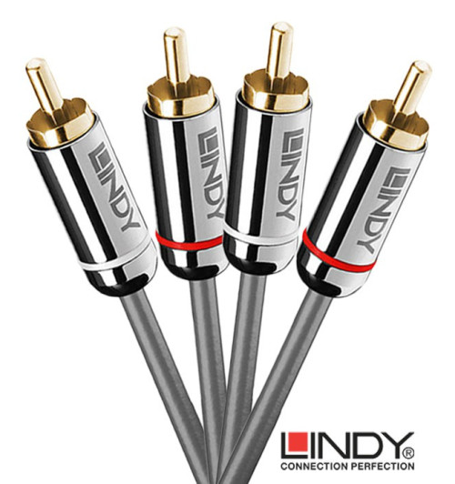 Lindy Cromo Line 35345 – Kabel 2x RCA - 2x RCA - 1m