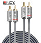 Lindy Cromo Line 35347 – Kabel 2x RCA - 2x RCA - 3m