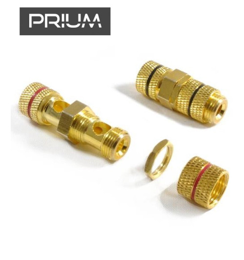 Prium PRGGBAN – łącznik, gniazdo bananowe do zabudowy 1szt.